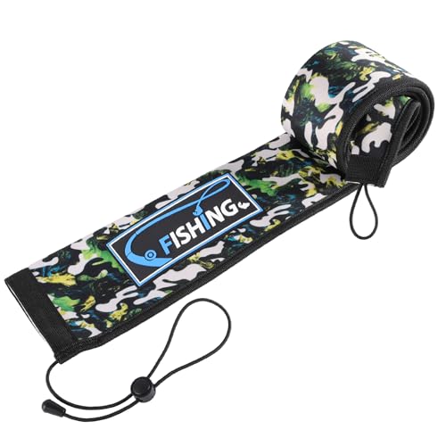 Neoprene Fishing Rod Sleeves (Cyan Camo / 58")