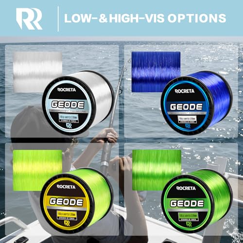 Geode Monofilament Fishing Line (CLEAR / 20LB(500YDS))