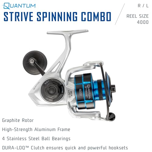 Strive Spinning Reel and Fishing Rod Combo (7'0" / Size 4000 Reel)
