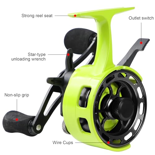 Ice Fishing Reels 3.2 (Green-Left Hand Retreive)