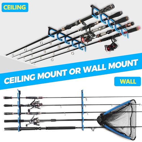 H5P Fishing Rod Holders for Garage Wall