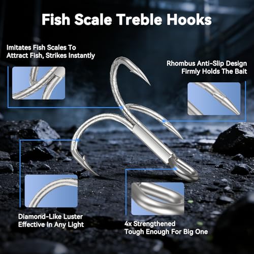 Treble Fishing Hooks