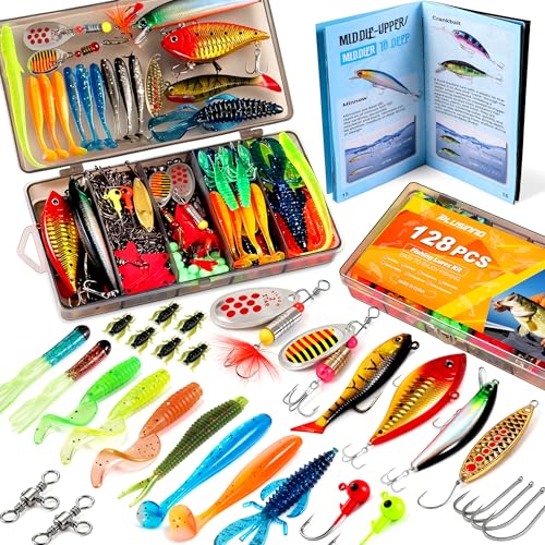 Fishing Lures (128Pcs Fishing Lures Kit)