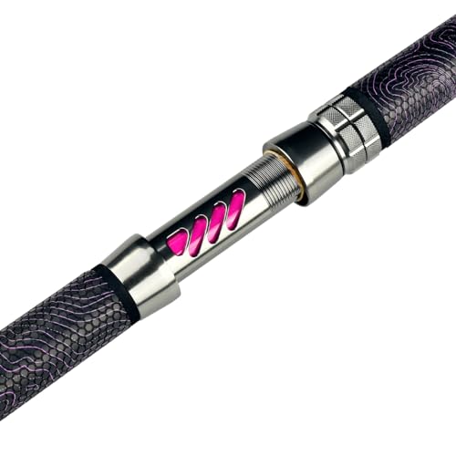 Monster Catfish Casting Rod (Pink / ["Catfish Rod 7'-1pc-Medium Heavy-2 Pack"])