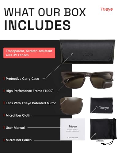 Classic Cycling Glasses with Rear (Polarized Brown)