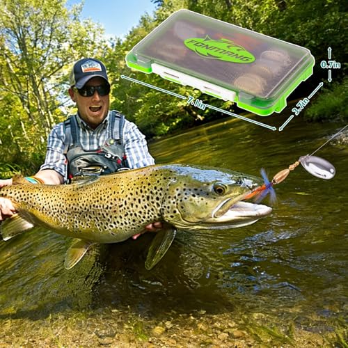 Rooster Tail Fishing Lures (C-12Pcs Spinnerbaits)