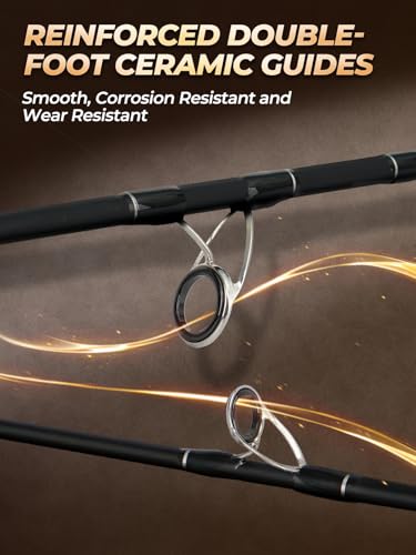 6Ft 4 Piece Travel Spinning Rod (6'0"-Medium-Fast-4pcs)