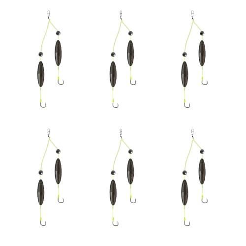 Anti Bottom Double Hooks (4# / 6pcs)