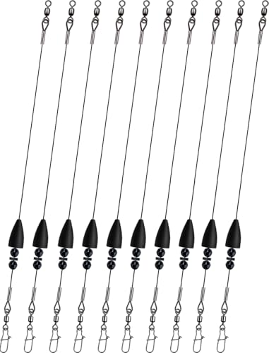 Texas Rigs 10 Pack (Black / 3/4oz)