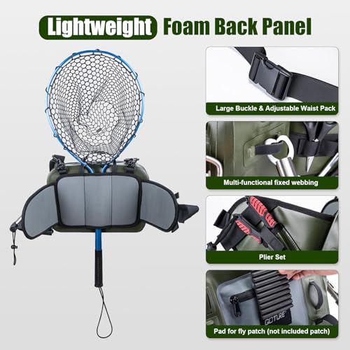Waterproof Fishing Waist Pack (A1:9L Waterproof Tackle Bag)