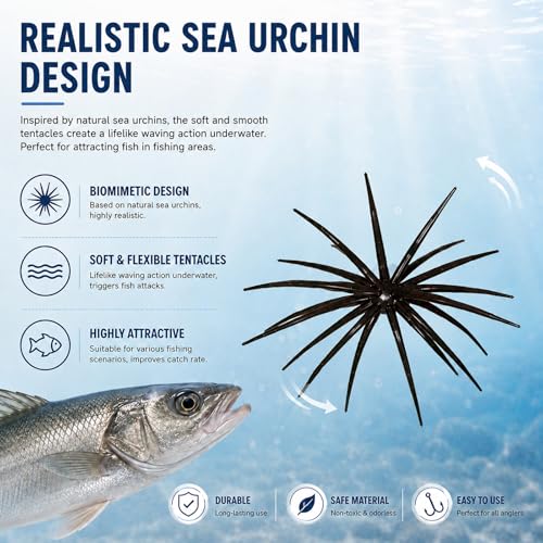Sea Urchin Soft Bait (5pcs)