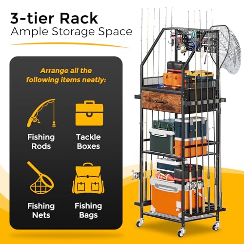Fishing Rod Holder Organizer