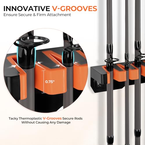 Vertical Fishing Rod Holder (V15 Upgraded-1 Pack)
