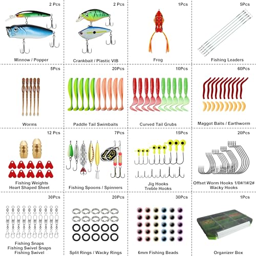 Complete Fishing Lures (240pcs)