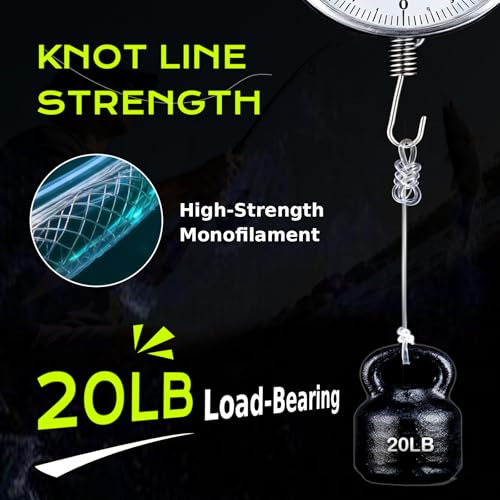 Pre Tied Dropper Loop Knots Fishing Line (20LB)