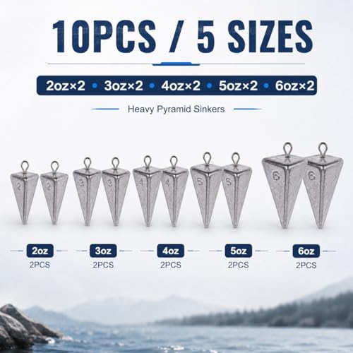 Pyramid Sinkers Fishing Weights