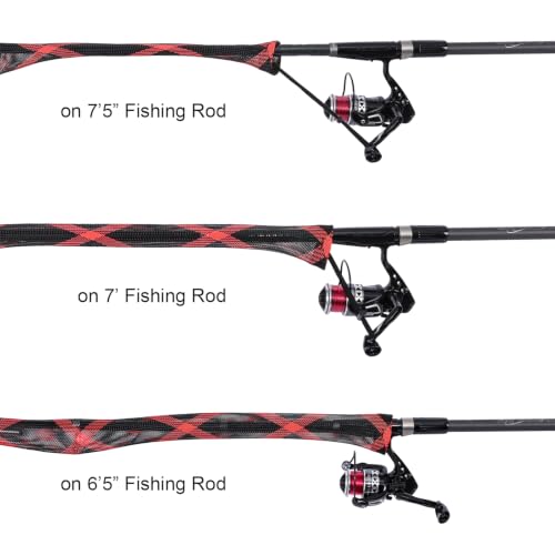 Fishing Rod Sleeves Rod Socks with Lanyard