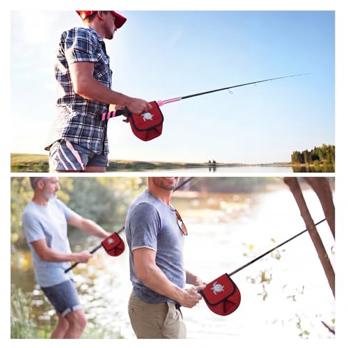 3 Pcs Fishing Spinning Reel Cover (Red / Classic)