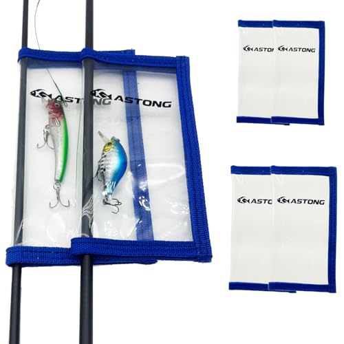Clear PVC Fishing Lure Wraps 4 (Blue / 4pcs(2m+2l))
