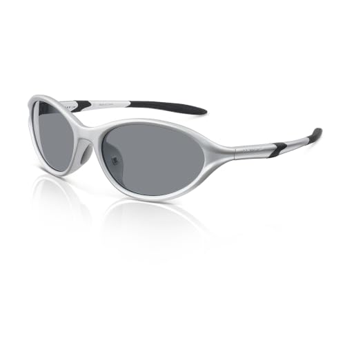 Cat Eye Polarized Wrap Around Sports Sunglasses for Men Women