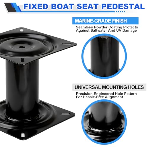 Heavy Duty 7 Inch Boat Seat Economy Pedestal Base Mount