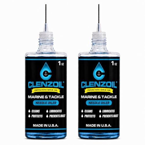 Fishing Reel Oil 2 Pack (2 x 1 oz Needle Oiler)