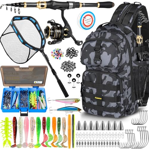 Fishing Backpack with Net