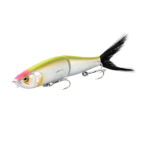 7" Glide Bait with Brush Tail (BRIGHT SIGHT)