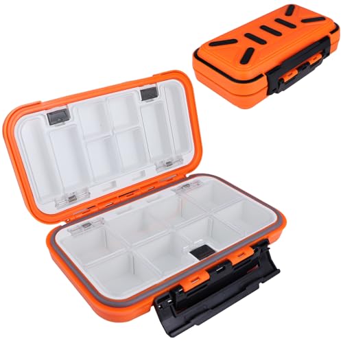 small tackle box (Orange (Size:6.3’’L x 3.74’’W x 2.16H))