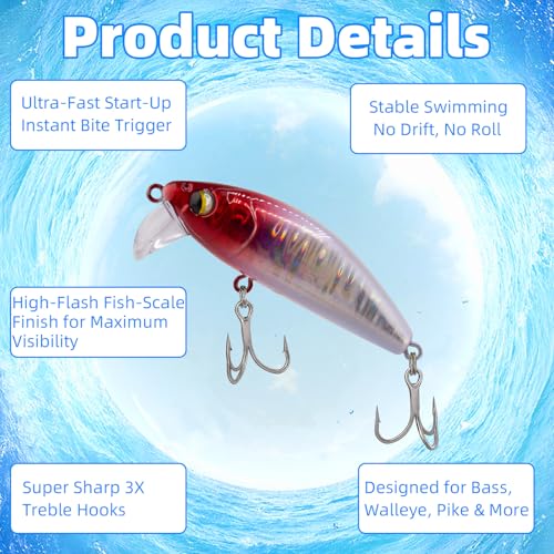 Premium Fishing Crankbait Set (12.5g)