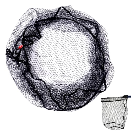 Rubber Coated Replacement Fishing Net Hook Resist Large Deep Fish Net Mesh