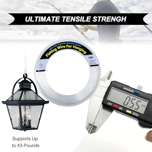 Clear Fishing Wire (0.55mm/525ft/34lb)