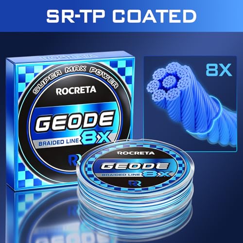 Geode Braided Fishing Line (Blue Wave / 150LB(300YDS))