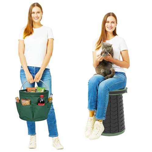 XXL Portable Toilet for Camping (Vert)