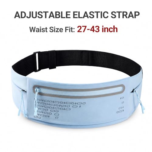 Running Belt Fanny Pack Men Women (Blue)