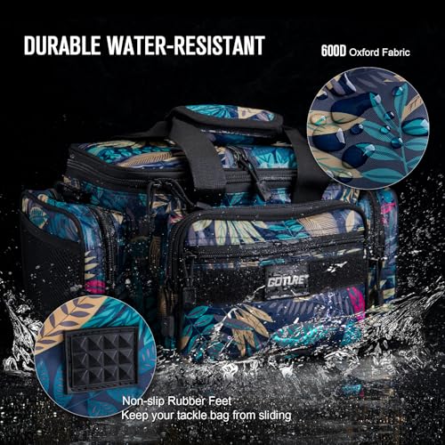 Fishing Tackle Bag with Tackle Boxes