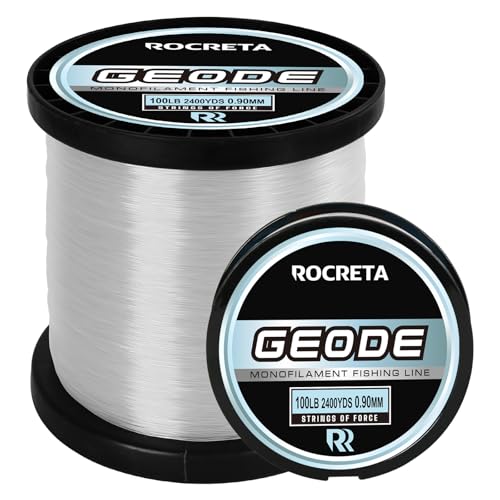 Geode Monofilament Fishing Line (CLEAR / 20LB(500YDS))