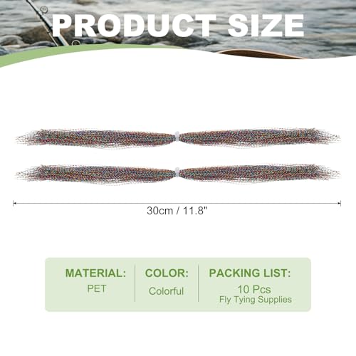 Crystal Flash Fly Fishing Line (Colorful)