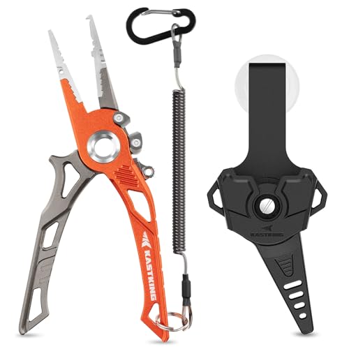 AlumaStream 7.5" Aluminum Fishing Pliers & Rig Tool Combo