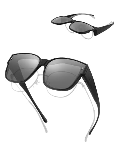 Oversized Sunglasses Over Glasses Polarized UV400 Outdoor Shades