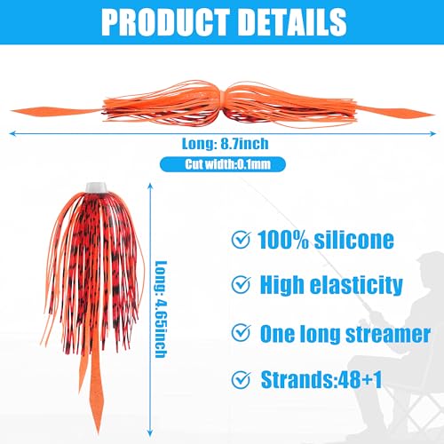 Silicone Jig Skirts Replacement 10