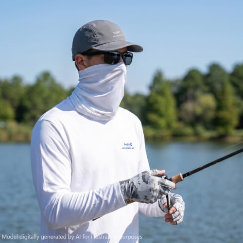 6 Pack UPF 50+ Neck Gaiter Breathable Quick Dry Outdoor Face Mask (6-pack: Collection F)