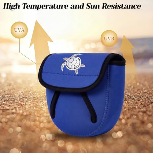 3 Pcs Fishing Spinning Reel Cover (Blue / Classic)