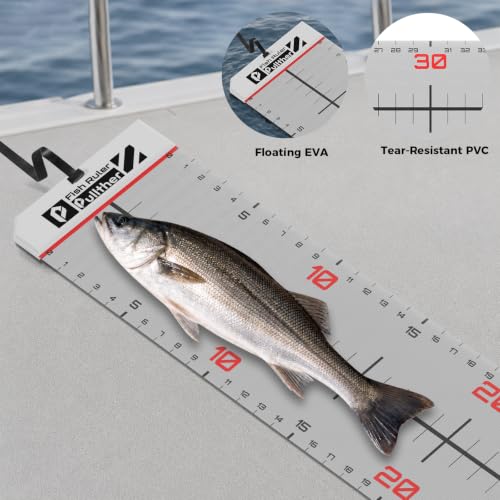 40in Floating Fish Ruler (Gray)