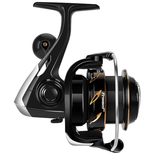 New DF Spinning Reel Saltwater Freshwater Fishing Reel Shallow Aluminum Spool (2000 / Shallow Line Cup)