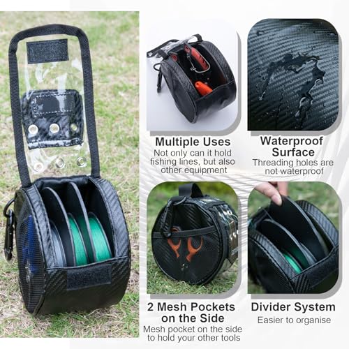 3 Outlet Holes Fishing Line Storage Bag (3 Hole - Only Bag)
