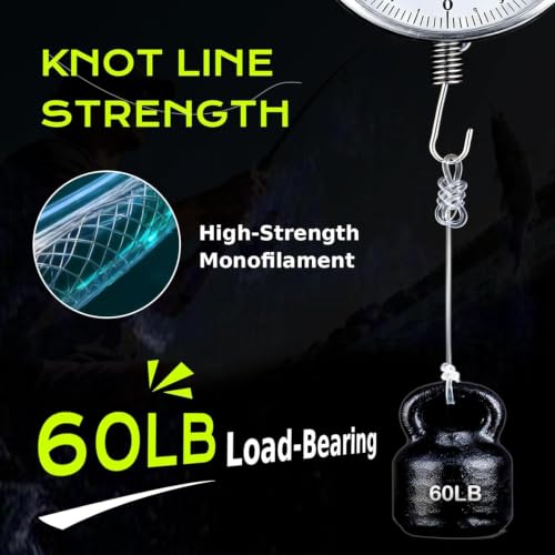 Pre Tied Dropper Loop Knots Fishing Line (60LB)