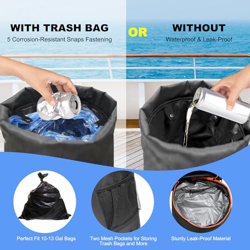 Portable Boat Trash Can