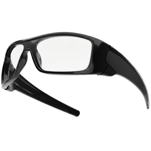 Z87 Wrap Around Safety Sunglasses for Big Heads Men TR90 Ultralight UV400 Protection 8711