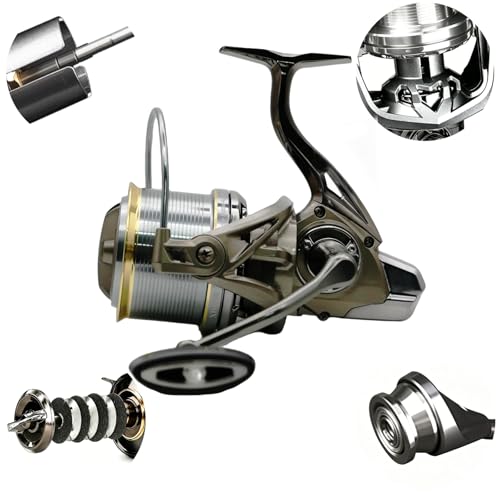 8000/10000/14000 Heavy Duty Saltwater Fishing Spinning Open Face Surf Reel,6+1bb 4.8:1 Gear Ratio, 66lbs MAX Drag Heavy Long Casting Inshore Monster Fish by Quorelynx (8000) (8000)